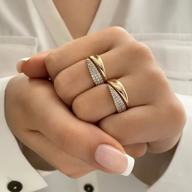 Elegant Adjustable Sparkle Ring