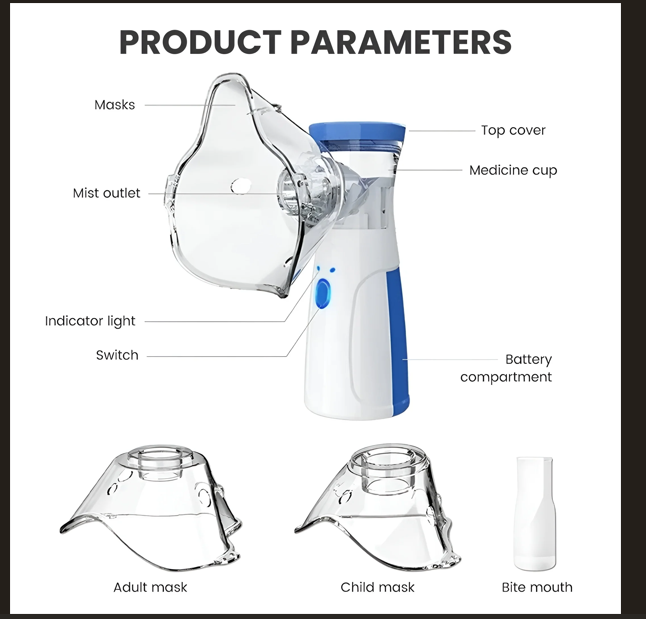 Portable Nebulizer Handheld Asthma Inhaler Device